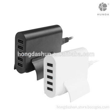 hunda portable 5 Smart USB Ports 5V/10A USB Charger Charger Wall Travel Household Charger station